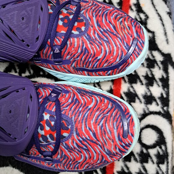 %Size 15 NIKE Kyrie 3 Low Orchid Men CJ1286-500 Glacier Ice Chile Red Sneaker A5